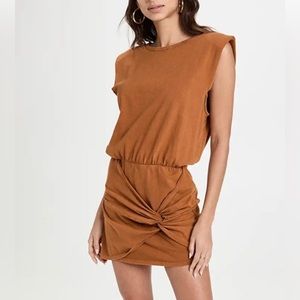 L*SPACE Jesse Mini Sleeveless Dress with Shoulder Pads